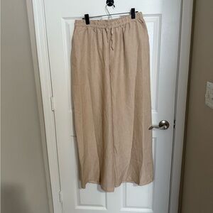 Elegant Tan flowy pants